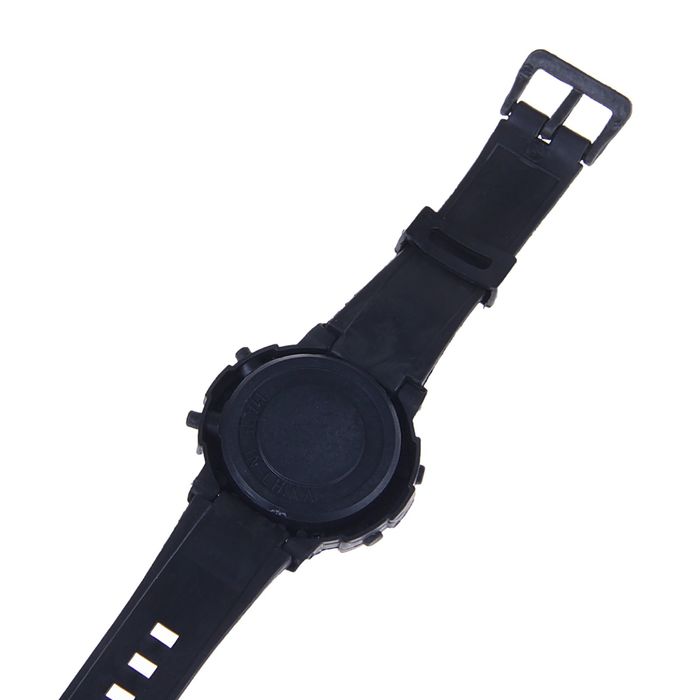 Часы наручные мужские электронные на силиконовом ремешке, с серыми вставками, цвета МИКС