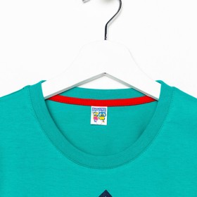

Лонгслив для мальчика, цвет бирюзовый, рост 128