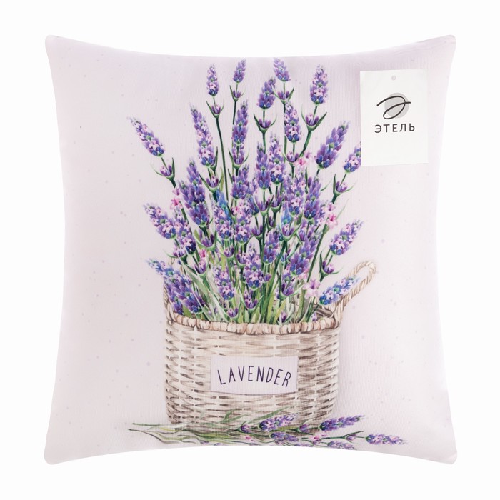 Подушка Этель "Lavender" 40х40 см, 100% п/э