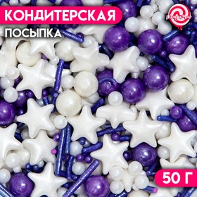 Кондитерская посыпка «чёрника на снегу», 50 г