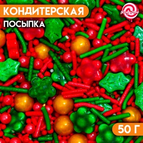 Новый год. Кондитерская посыпка 