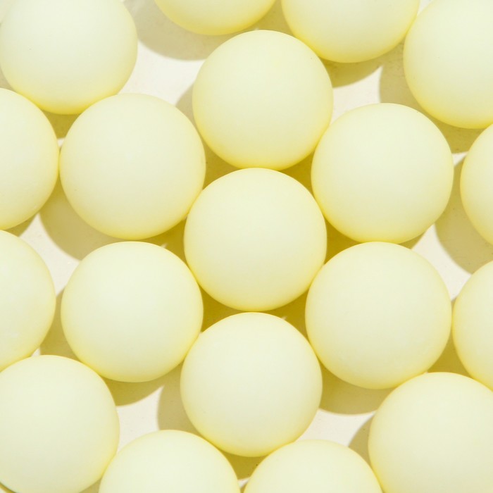 фото Кондитерская посыпка шарики 14 мм, матовый жёлтый, 50 г кондимир