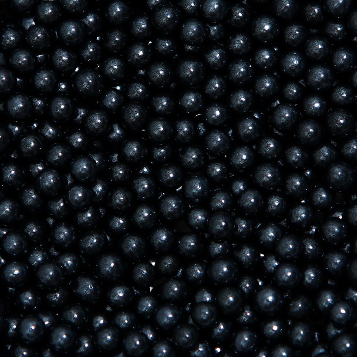 фото Кондитерская посыпка шарики 4 мм, чёрный, 50 г кондимир