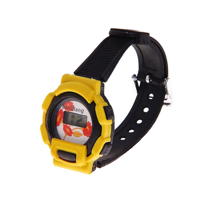 Часы наручные мужские электронные на силиконовом ремешке, МИКС