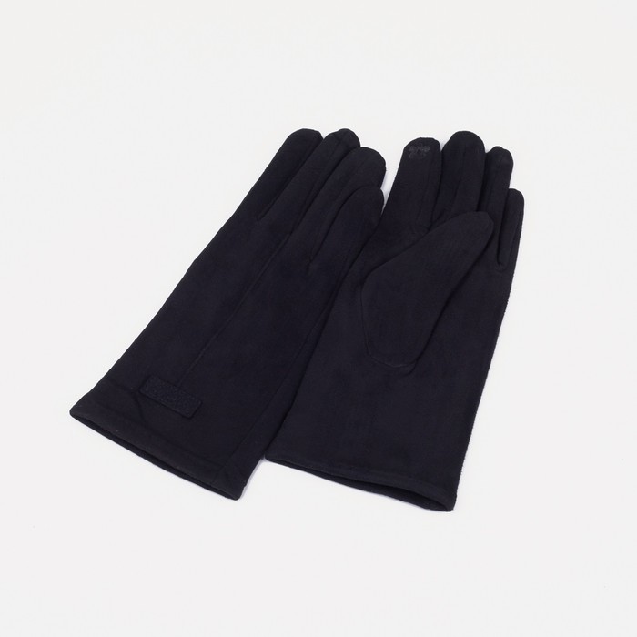 Перчатки женские, размер 8, без утеплителя, цвет чёрный перчатки женские размер 8 цвет чёрный