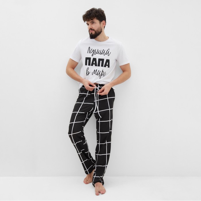 Пижама мужская (футболка и брюки) KAFTAN 