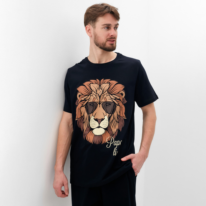 

Пижама мужская (футболка и брюки) KAFTAN "Lion" размер 50