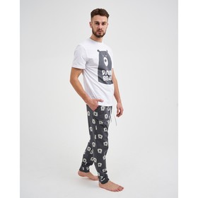 

Пижама мужская (футболка и брюки) KAFTAN "Bear" р.56