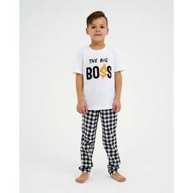 

Пижама детская (футболка, брюки) KAFTAN "Boss" р.40 (158-164)