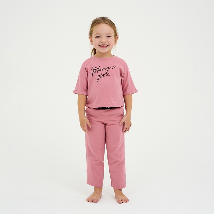 пижама детская для девочки kaftan pink рост 98 104 30 Пижама детская для девочки KAFTAN Pink рост 98-104 (30)