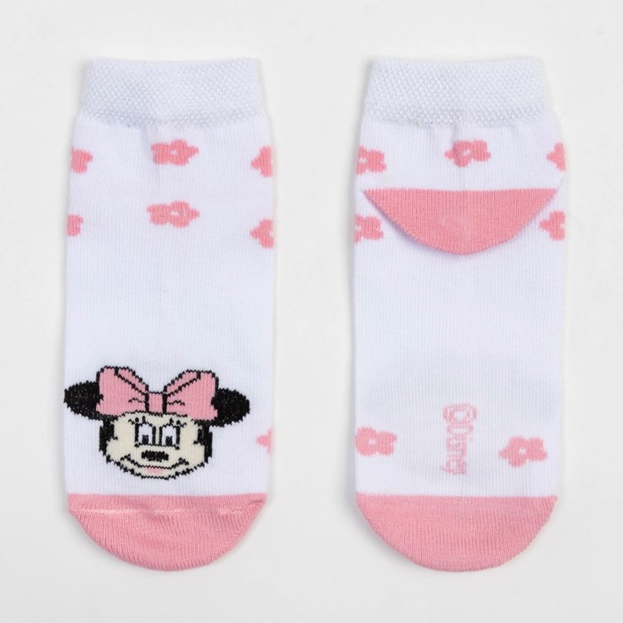 

Носки "Minnie", Минни Маус, белый, 14-16 см