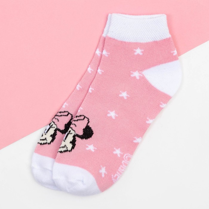Носки Minnie, Минни Маус, розовый, 12-14 см носки minnie mouse минни маус белый 10 12 см