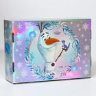 Коробка подарочная складная "Happy New year" Холодное сердце 31х22х9,5 см - Фото 3
