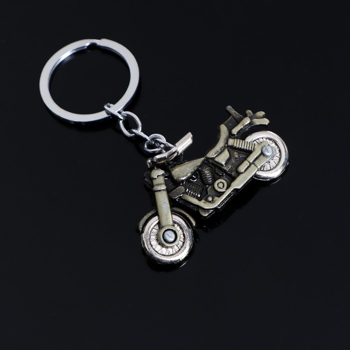 Брелок для ключей Cartage, Байк, металл брелок для ключей cartage кроссовый байк серебро