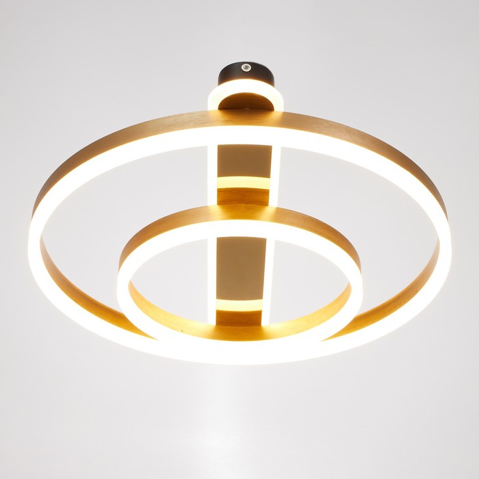 

Люстра с ПДУ 1352/1 LED 140Вт 3000-6000К золото 54х50х9 см