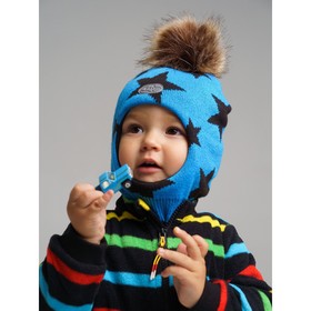 Шапка-шлем для мальчика, размер 46