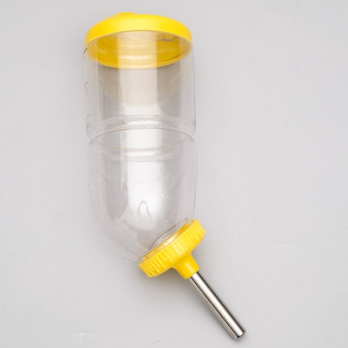 Поилка для кроликов, 250 мл, 20,5 Х 5 см, микс цветов