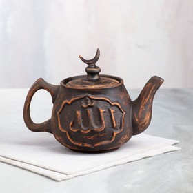 Чайник для заварки 'Арабский', гончарный, красная глина, 0.8 л Ош