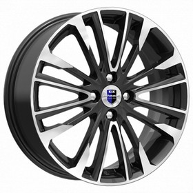 

Диск литой К К Сильверстоун 6.5x17 4x100 ET45 d67.1 Алмаз-черный