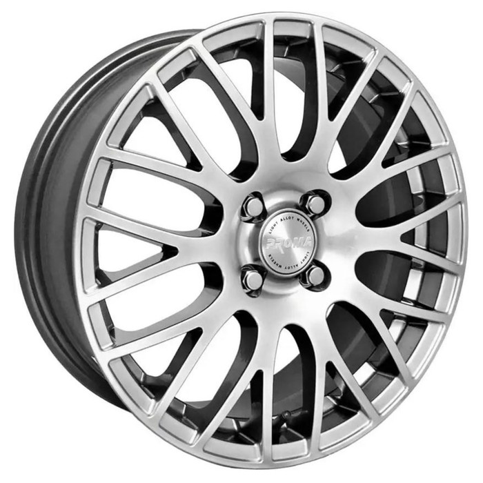 фото Диск литой прома gt17 7x17 4x100 et43 d60.1 неро