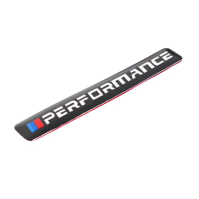 

Наклейка на авто "PERFORMANCE", металлическая, 8.5×1.2 см, черный