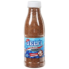 

Прикормка зимняя Delfi Ice Fish Tornado, карась, чеснок, коричневая, 500 мл