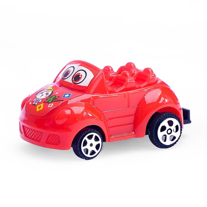 Машина инерционная "Кабриолет", с глазками, цвета МИКС