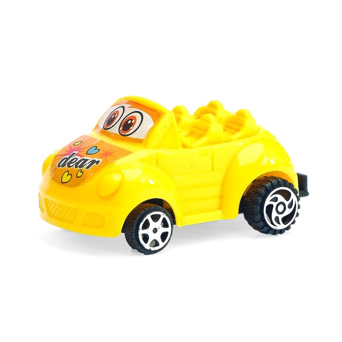 Машина инерционная "Кабриолет", с глазками, цвета МИКС