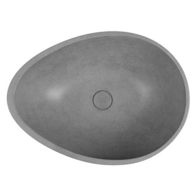 

Раковина Sapho PUNC, на столешницу, со сливом, 53x39 см, тигрово-серый