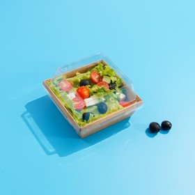 Коробка под бенто-торт, крафт, 11 х 11 х 8,5 см Ош