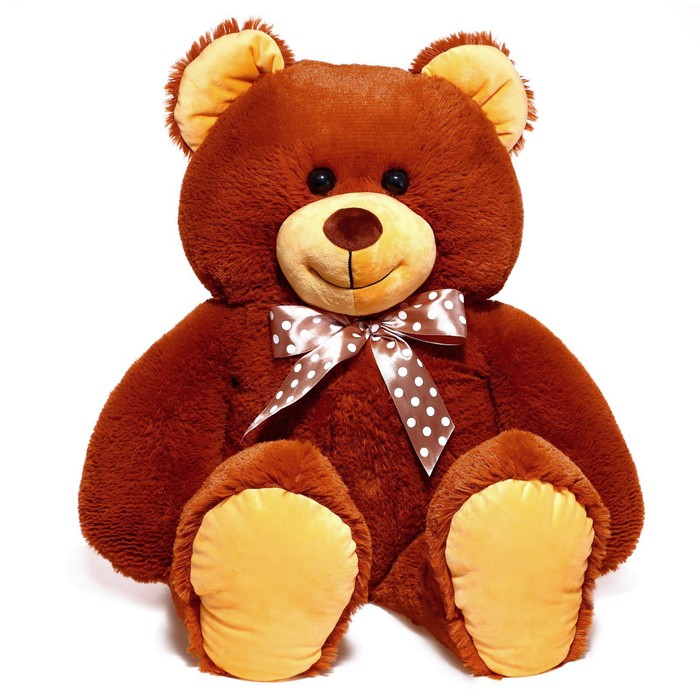 Мягкая игрушка «Медведь с бантом», 100 см мягкая игрушка медведь 100