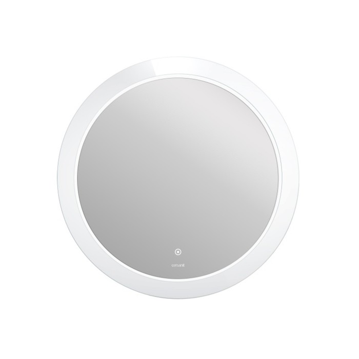 фото Зеркало cersanit led 012 design 72x72 см, с подсветкой, хол. тепл. свет, круглое