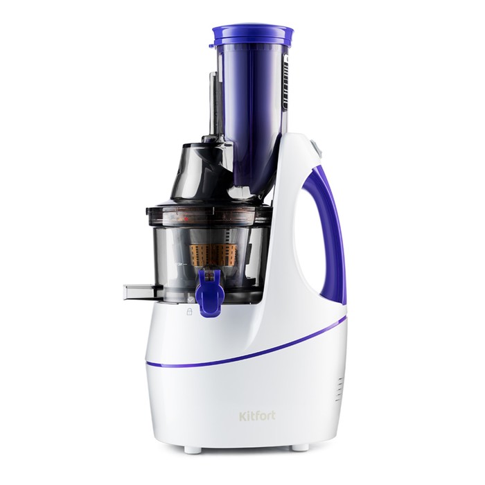 Соковыжималка Kitfort КТ-1104-3 шнековая 240 Вт 70 обмин бело-фиолетовая 1339000₽