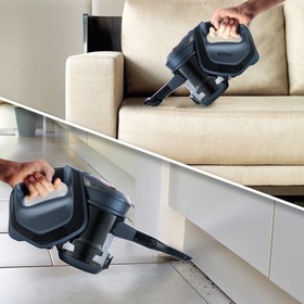 

Вертикальный пылесос Kitfort КТ-540-2, беспроводной, 130 Вт, 0.6 л, синяя сталь