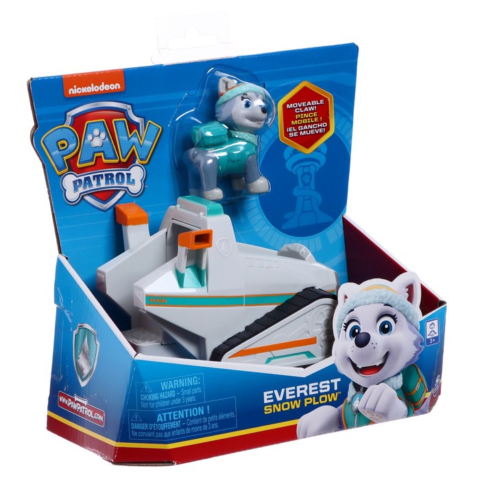 Машинка классическая с щенком Эверест, Щенячий патруль