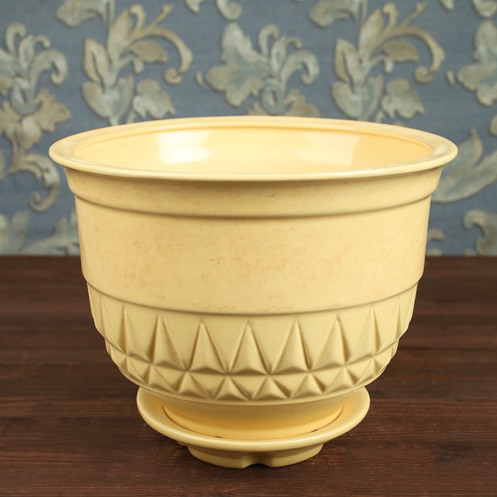 Кашпо "Астория" бежевое 6 л