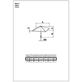 

Гвоздь с пирамидальной головкой, 28 × 18 × 29 мм, сталь, цвет чёрный матовый