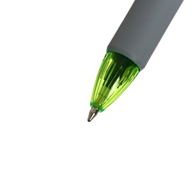 

Ручка шариковая, автоматическая, 4-х цветная, корпус зеленый, штрихкод на штуке