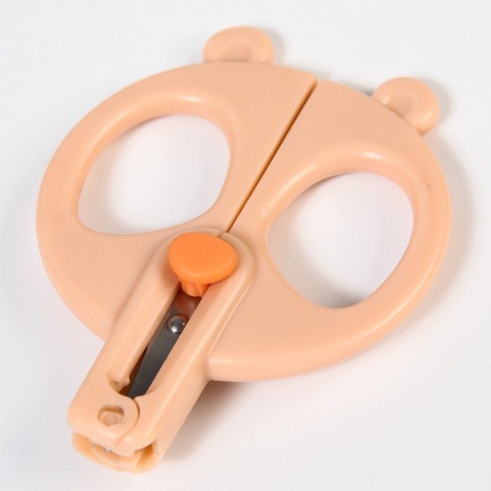 цена Детские маникюрные ножницы «Панда», цвет розовый