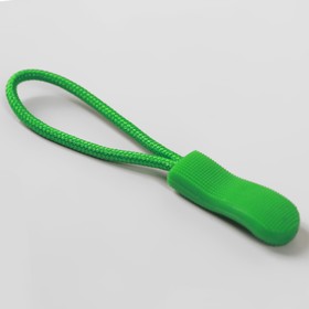 Пуллер для молнии, 2,5 см, 6 × 0,8 см, 10 шт, цвет светло-зелёный от Сима-ленд