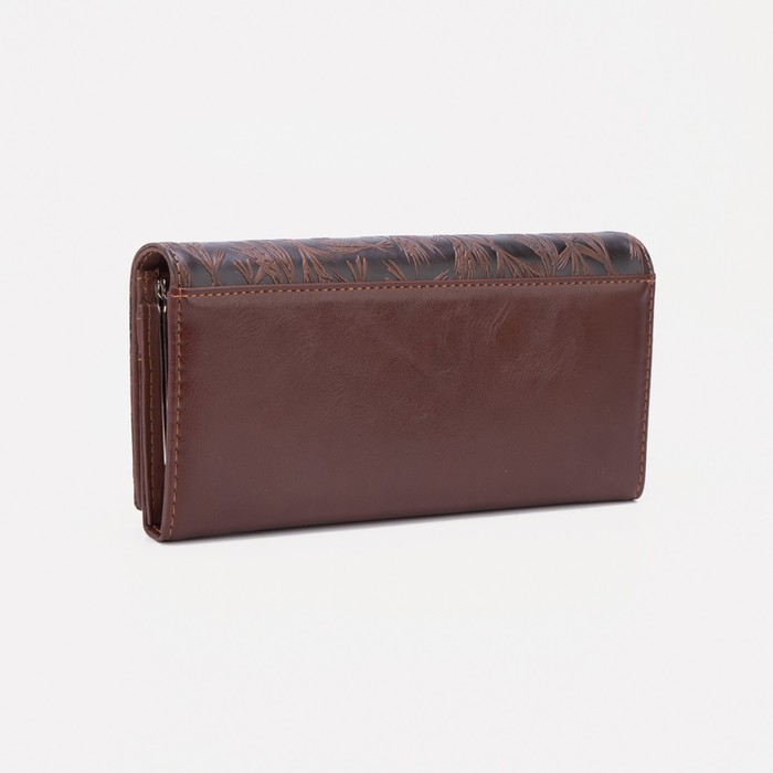

Кошелёк на магнитах, цвет коричневый