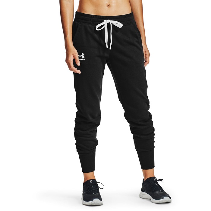 

Брюки Under Armour Rival Fleece Joggers женские, размер 40-42 (1356416-001)