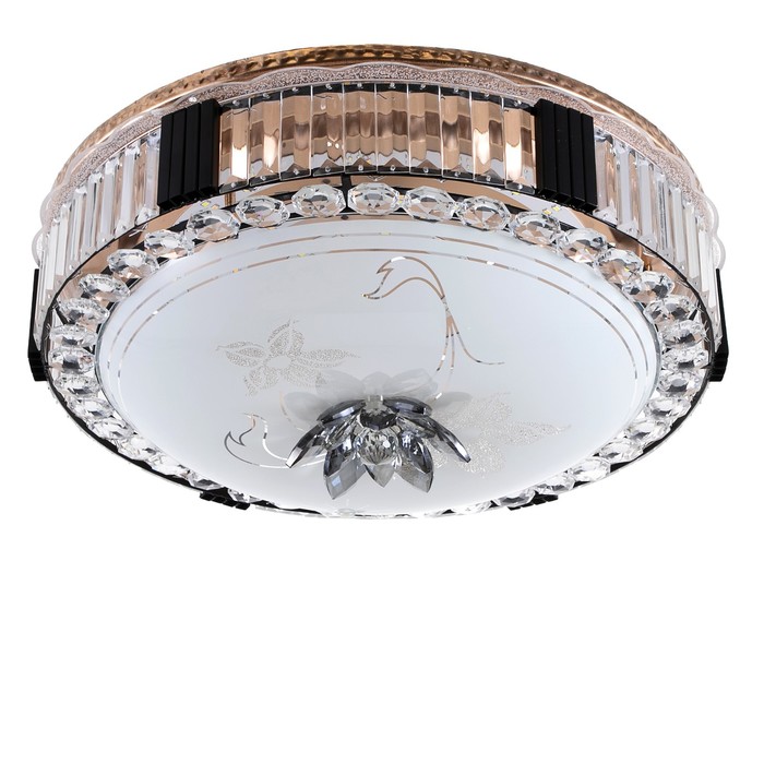

Люстра с ПДУ 1413/1 LED 80Вт 3000-6000К черный 50х50х15 см BayerLux