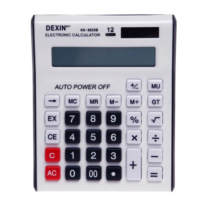 Калькулятор настольный "DEXIN" 12 - разрядный КК - 8825В