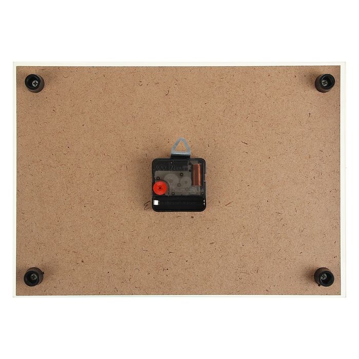 Часы настенные прямоугольные "Красные маки в корзинке", 35х45 см