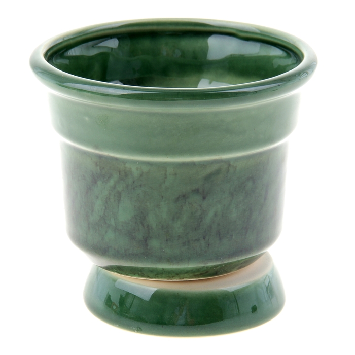 горшок цветочный Ирис №4 0,5л 11*11см 1сорт зеленый