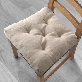 

Подушка на стул ЭТЛА, размер 35x38x7 см, цвет естественный
