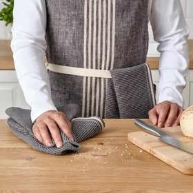 

Полотенце кухонное МАРИАТЕРЕС, 2 шт, 50x70 см, цвет серый
