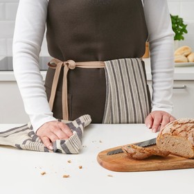

Полотенце кухонное МАРИАТЕРЕС, 2 шт, 50x70 см, цвет серый/бежевый