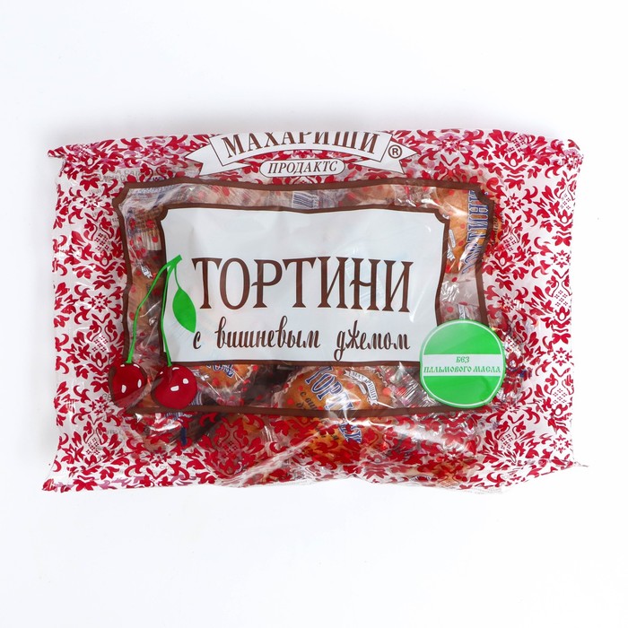 

Кексы Тортини Вишня 500г Махариши